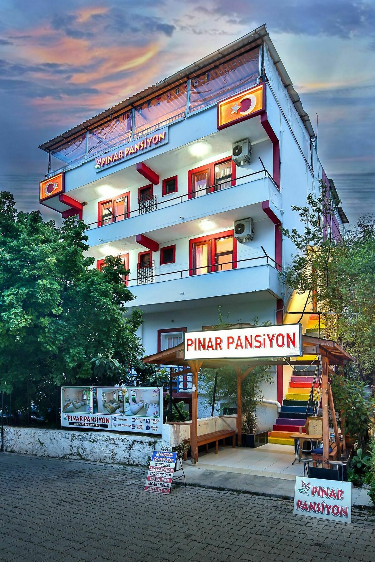 كاس Pinar Pansiyon المظهر الخارجي الصورة
